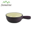 Fondue-Sets aus Gusseisen-Emaille